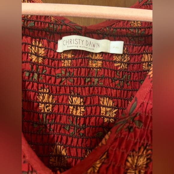 Christy Dawn Brooklyn Dress in Golden Sunflower - Picture 2 of 3